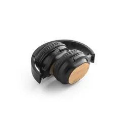 Fones de ouvido wireless em bambu e ABS Personalizados Fones de ouvido wireless em bambu e ABS Personalizados
