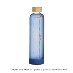 Garrafa de Vidro 1L Personalizada Garrafa de Vidro 1L Personalizada