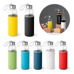Garrafa de Vidro 520ml Personalizada Garrafa de Vidro 520ml Personalizada