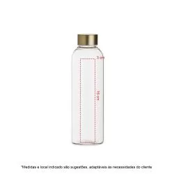 Garrafa de Vidro 650ml Personalizada Garrafa de Vidro 650ml Personalizada