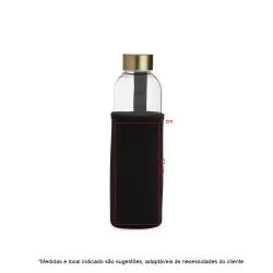 Garrafa de Vidro 650ml Personalizada Garrafa de Vidro 650ml Personalizada