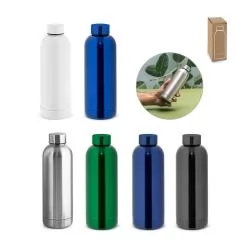 Garrafa em aço inox (90% reciclado) 550ml Personalizada Garrafa em aço inox (90% reciclado) 550ml Personalizada