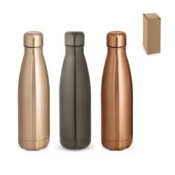Garrafa em aço inox com acabamento mate metálico 510 mL Personalizada Garrafa em aço inox com acabamento mate metálico 510 mL Personalizada