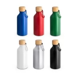 Garrafa em alumínio 100% reciclado 400ml Personalizada Garrafa em alumínio 100% reciclado 400ml Personalizada