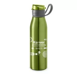 Garrafa em Alumínio 650ml Com Tampa Flip Top Personalizada Garrafa em Alumínio 650ml Com Tampa Flip Top Personalizada