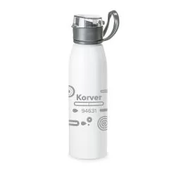 Garrafa em Alumínio 650ml Com Tampa Flip Top Personalizada Garrafa em Alumínio 650ml Com Tampa Flip Top Personalizada
