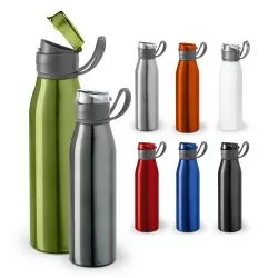 Garrafa em Alumínio 650ml Com Tampa Flip Top Personalizada Garrafa em Alumínio 650ml Com Tampa Flip Top Personalizada