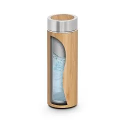 Garrafa térmica em Bambu 430ml Personalizada Garrafa térmica em Bambu 430ml Personalizada