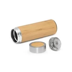 Garrafa térmica em Bambu 430ml Personalizada Garrafa térmica em Bambu 430ml Personalizada