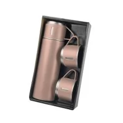 Kit Café com Garrafa Térmica e Canecas de Inox Personalizado Kit Café com Garrafa Térmica e Canecas de Inox Personalizado