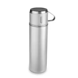 Kit Café com Garrafa Térmica e Canecas de Inox Personalizado Kit Café com Garrafa Térmica e Canecas de Inox Personalizado