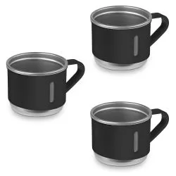 Kit Café com Garrafa Térmica e Canecas de Inox Personalizado Kit Café com Garrafa Térmica e Canecas de Inox Personalizado