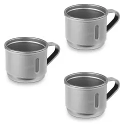 Kit Café com Garrafa Térmica e Canecas de Inox Personalizado Kit Café com Garrafa Térmica e Canecas de Inox Personalizado