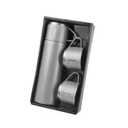 Kit Café com Garrafa Térmica e Canecas de Inox Personalizado Kit Café com Garrafa Térmica e Canecas de Inox Personalizado