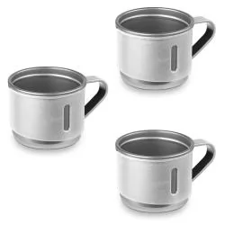 Kit Café com Garrafa Térmica e Canecas de Inox Personalizado Kit Café com Garrafa Térmica e Canecas de Inox Personalizado
