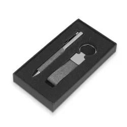Kit Caneta e Chaveiro rPET Personalizado Kit Caneta e Chaveiro rPET Personalizado
