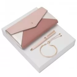 Kit carteira, esferográfica e pulseira Premium Cacharel Personalizado Kit carteira, esferográfica e pulseira Premium Cacharel Personalizado