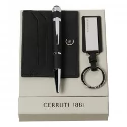 Kit chaveiro, porta cartões e esferográfica Premium Cerruti 1881 Personalizado Kit chaveiro, porta cartões e esferográfica Premium Cerruti 1881 Personalizado