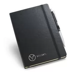 Kit de caderneta e esferográfica Personalizado