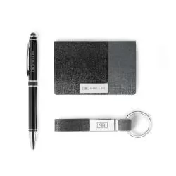 Kit de porta cartões, chaveiro e esferográfica Personalizado Kit de porta cartões, chaveiro e esferográfica Personalizado