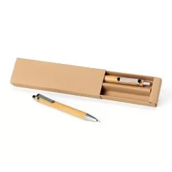 Kit Ecológico Caneta e Lapiseira Bambu Personalizado Kit Ecológico Caneta e Lapiseira Bambu Personalizado