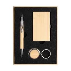 Kit Executivo Ecológico 3 Peças Personalizado Kit Executivo Ecológico 3 Peças Personalizado