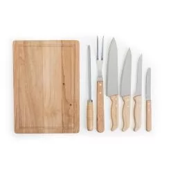 Kit Talheres Para Churrasco com 8 peças Personalizado Kit Talheres Para Churrasco com 8 peças Personalizado