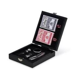 Kit Vinho com Jogo de Baralho Personalizado Kit Vinho com Jogo de Baralho Personalizado