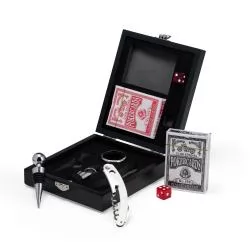 Kit Vinho com Jogo de Baralho Personalizado Kit Vinho com Jogo de Baralho Personalizado