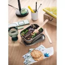 Lancheira. Marmita hermética em aço inoxidável (90% reciclado) Personalizado Lancheira. Marmita hermética em aço inoxidável (90% reciclado) Personalizado