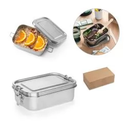 Lancheira. Marmita hermética em aço inoxidável (90% reciclado) Personalizado Lancheira. Marmita hermética em aço inoxidável (90% reciclado) Personalizado