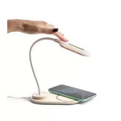 Luminária de mesa com carregador wireless Personalizada Luminária de mesa com carregador wireless Personalizada