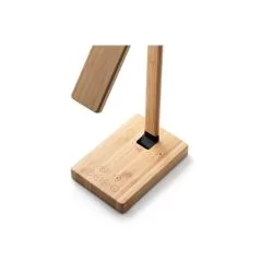 Luminária em bambu com carregador wireless Personalizada Luminária em bambu com carregador wireless Personalizada