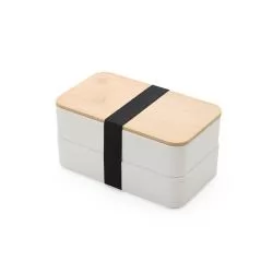 Marmita dupla Fibra Bambu Personalizada Marmita dupla Fibra Bambu Personalizada
