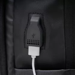 Mochila Couro Sintético USB 20 Litros Personalizada Mochila Couro Sintético USB 20 Litros Personalizada