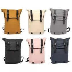 Mochila de Couro Sintético 34 Litros Personalizada Mochila de Couro Sintético 34 Litros Personalizada