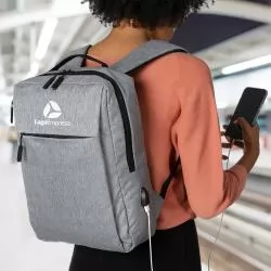 Mochila de Nylon 31L USB Personalizada Mochila de Nylon 31L USB Personalizada