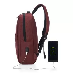 Mochila de Nylon USB 18L Personalizada Mochila de Nylon USB 18L Personalizada