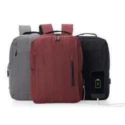 Mochila de Nylon USB 18L Personalizada Mochila de Nylon USB 18L Personalizada