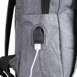 Mochila de Nylon USB 21L Personalizada Mochila de Nylon USB 21L Personalizada
