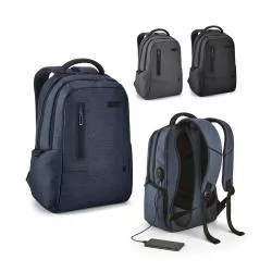 Mochila para notebook 17'' em Nylon 2Tone impermeável Personalizada Mochila para notebook 17'' em Nylon 2Tone impermeável Personalizada