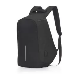 Mochila Poliéster Anti-Furto USB Personalizada Mochila Poliéster Anti-Furto USB Personalizada