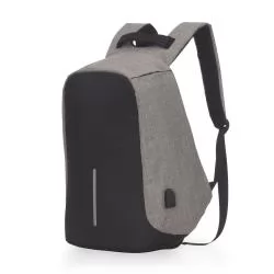 Mochila Poliéster Anti-Furto USB Personalizada Mochila Poliéster Anti-Furto USB Personalizada