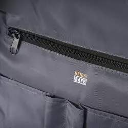 Mochila Poliéster com Bloqueador RFID Personalizada Mochila Poliéster com Bloqueador RFID Personalizada