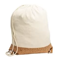 Mochila Saco de Lona e Cortiça Personalizada Mochila Saco de Lona e Cortiça Personalizada