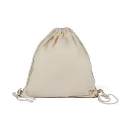 Mochila Saco em Algodão com Coriça Personalizada
