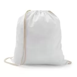 Mochila Saco em Algodão Reciclado Personalizada Mochila Saco em Algodão Reciclado Personalizada