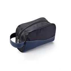 Necessaire em couro sintético e nylon Personalizado Necessaire em couro sintético e nylon Personalizado