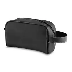 Necessaire em couro sintético e nylon Personalizado Necessaire em couro sintético e nylon Personalizado