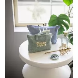 Nécessaire multifunções em 70% algodão reciclado e 30% poliéster reciclado Personalizado Nécessaire multifunções em 70% algodão reciclado e 30% poliéster reciclado Personalizado